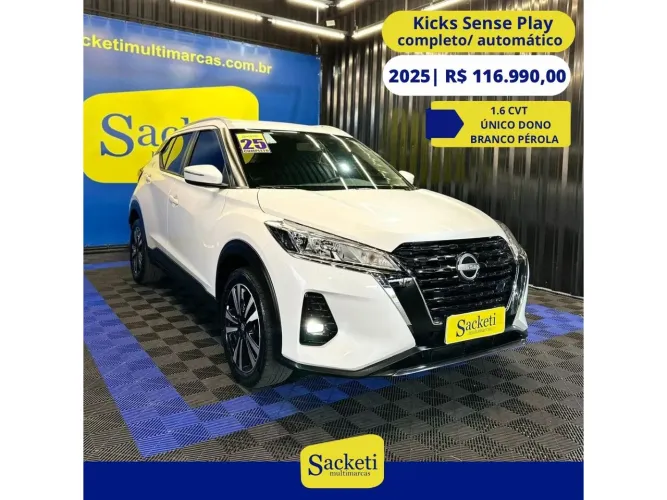 Nissan Kicks Sense 1.6 16V Flex AUT 2025