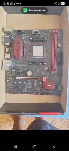 Placa mãe msi a320m + Ryzen 5 1600x