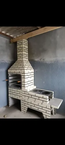 Churrasqueira com fogão