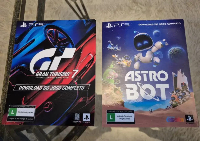 Gran Turismo 7 e Astro Bot PS5