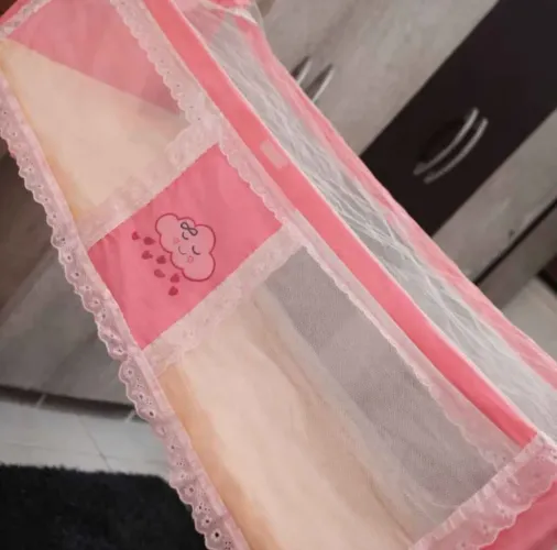 Vendo rede berço Rosa 