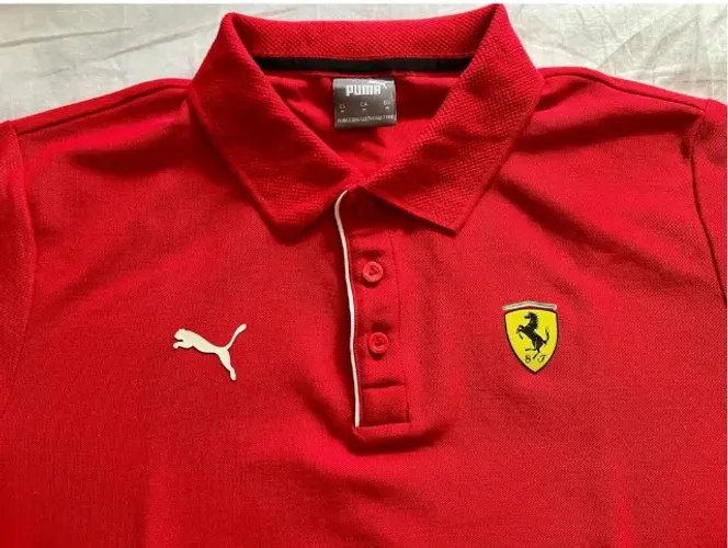 Polo puma original - Scuderia ferrari - Tamanho M 
