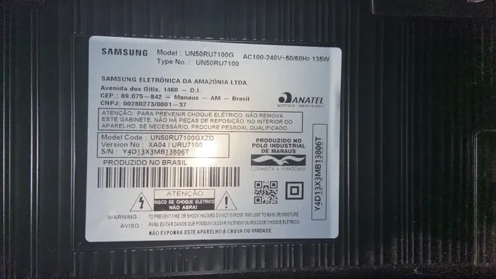 PEÇAS TV SAMSUNG 50 polegadas 