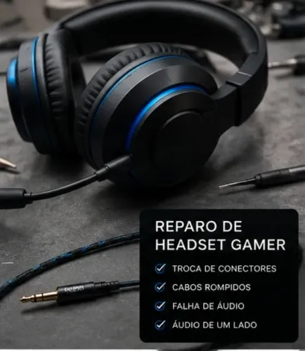 Conserto de Headset Gamer | Troca P2/P3