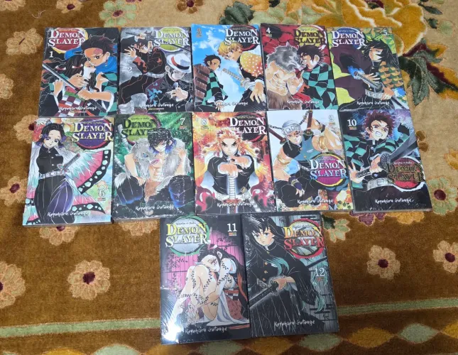Coleção lote manga demon slayer