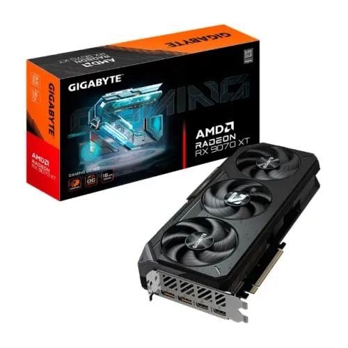 Placa De Video Gigabyte Rx 9070 Xt Gaming Oc Radeon 16gb