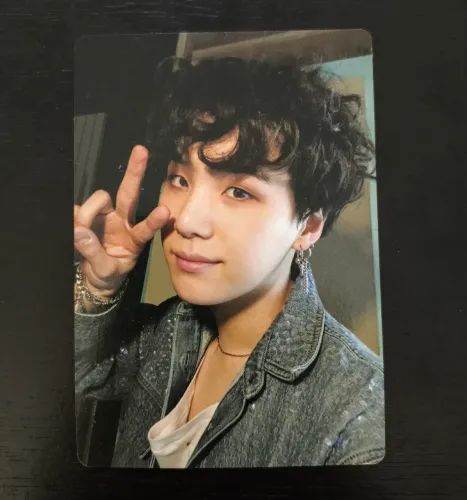 Photocard Yoongi bt original.