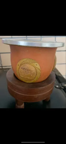 Cuia chimarrão porongo artesanal colecionador