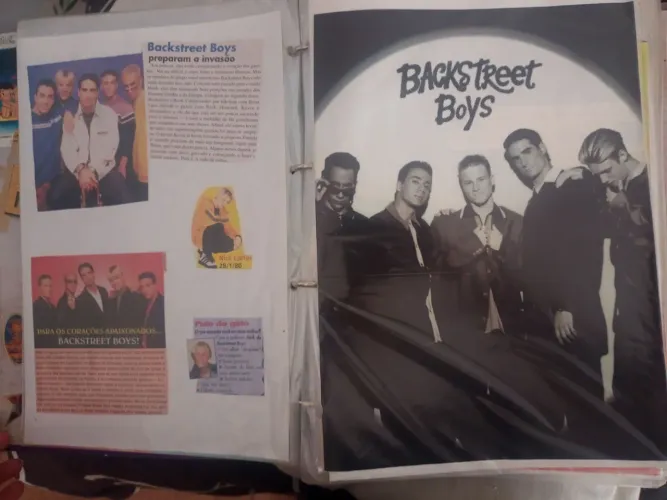 Fichário fotos Backstreet Boys