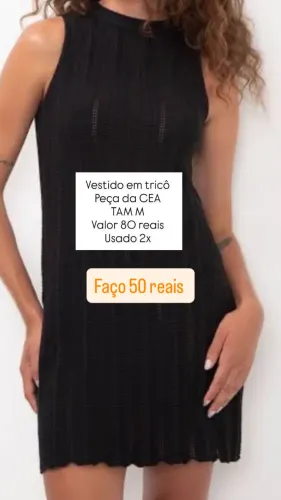 Vestido em tricô