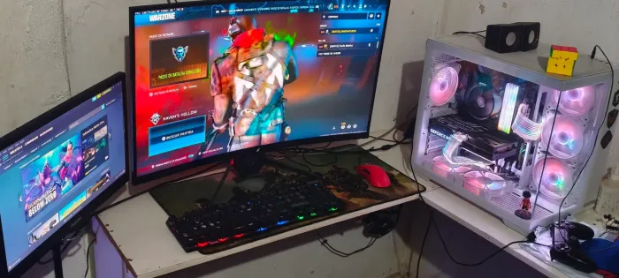 Pc gamer completo com tudo q tá na foto