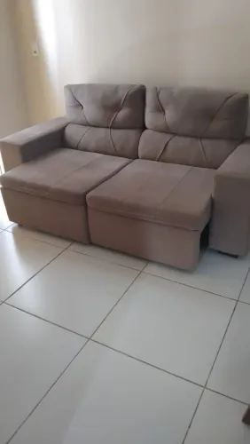 Sofá retrátil 2 lugares