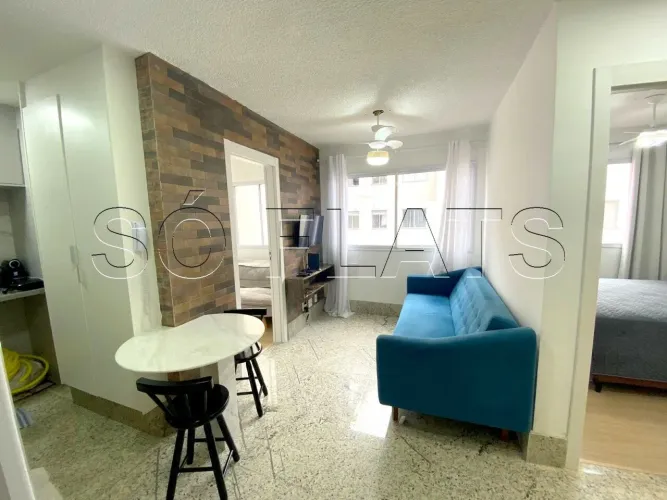 Residencial Urban Barra Funda II, apto disponível para locação contendo 36m² e 2 dormitóri