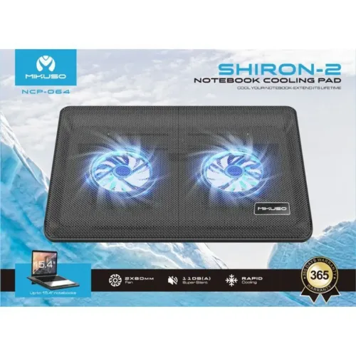 Suporte base para notebook 15.4p com 2 coolers LED<br>
