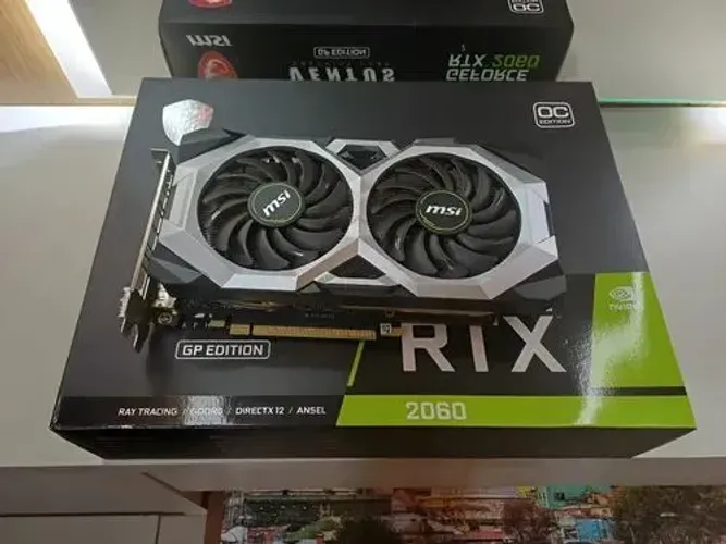 CAIXA RTX 2060 MSI VENTUS 6gb