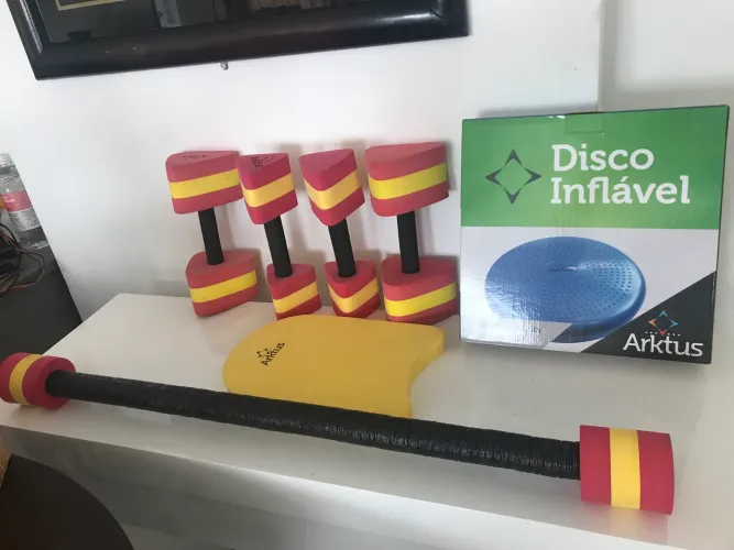 Equipamentos para exercícios de fisioterapia