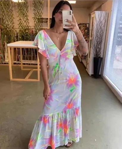 Vestido Longo Farm Bali Indonésia