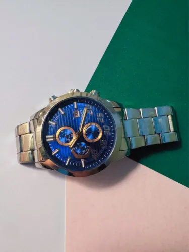 Relógio Seculus Masculino Cronógrafo Aço Inoxidável Original