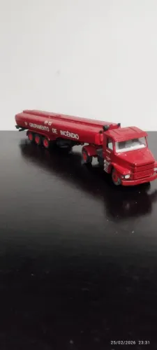 Miniatura Scania 112 Bombeiro escala 1.50