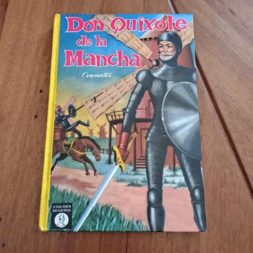 Livro Don Quixote de la Mancha - Miguel de Cervantes - Capa Dura