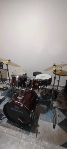 Bateria Musical Acústica Michael Legacy DML422 SWR Sparkle Winer