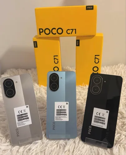 Xiaomi Poco c71 4G 64/03 Dourado Preto Azul Entregamos