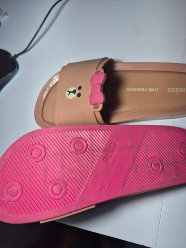 Chinelo melissa de ursinho tamanho 37