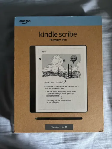 Kindle Scribe 64gb 2024 tungsten NOVO + capinha magnética aceito ofertas