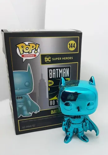Funko Pop Batman cromado 144 - original