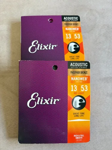 Cordas de Violão Aço Elixir 013