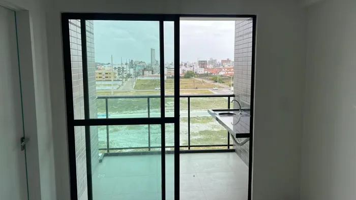 Porta esquadria de vidro nova com alumínio preto