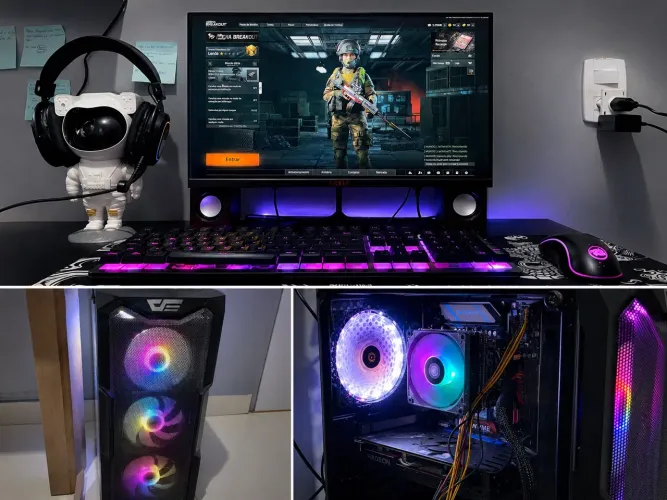 ? PC Gamer Completo + Monitor + Periféricos - Pronto para Jogar! ?