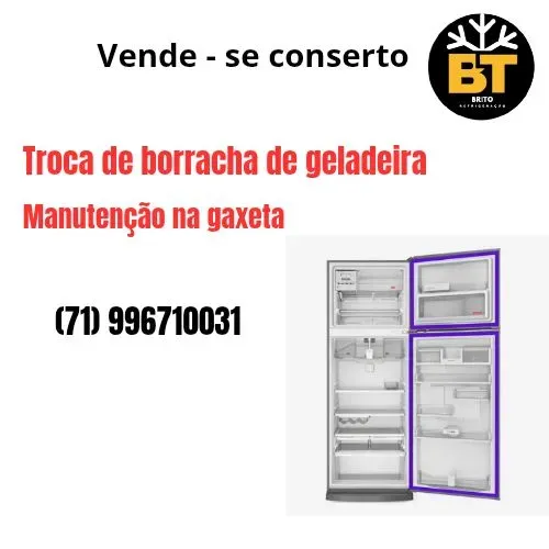 Troca da borracha e manutenção da gaxeta da geladeira 