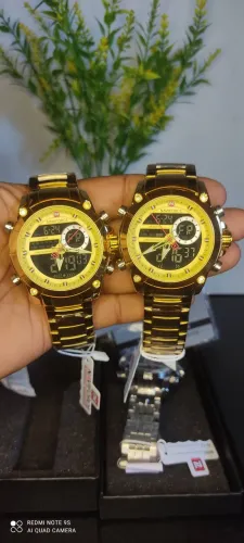 Relógio Masculino Original NAVIFORCE com Display multifuncional a Prova D'água 
