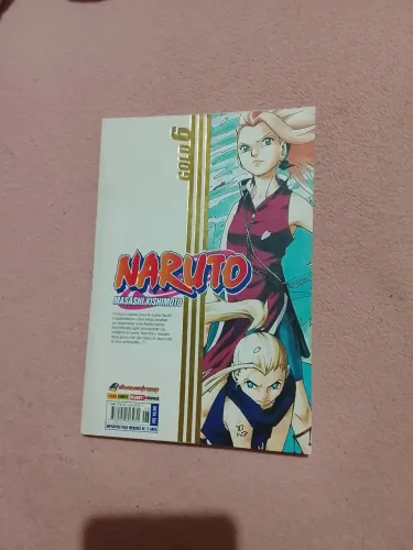 Mangá Naruto Gold Vol 06 com pôster dentro em bom estado