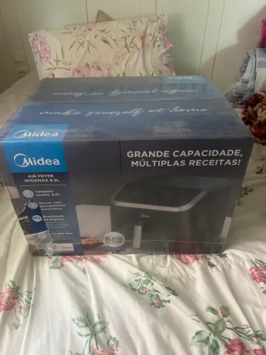 Fritadeira Air Fryer 8,5L Widemax Cyclone Preto Midea