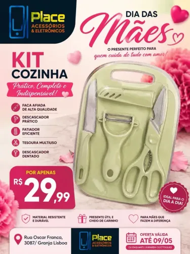 Kit De Utensílios De Cozinha Com 5 Peças