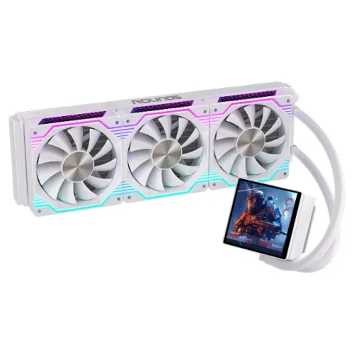 WATER COOLER ROUND 5 ZEPHYROS WHITE 360MM NOVO COM NF/G