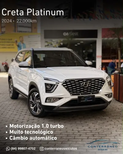 Hyundai Creta Platinum 1.0 TB 12V Flex AUT 2024