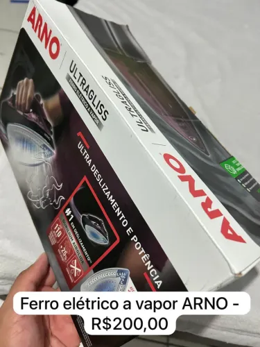 FERRO DE PASSAR NOVO NA CAIXA
