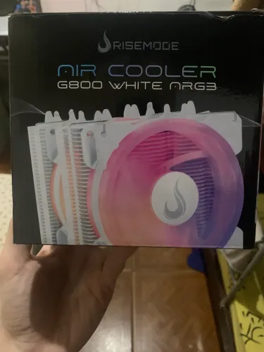Air Cooler Rise Mode G800 ARGB, AMD/INTEL, 90mm, Branco