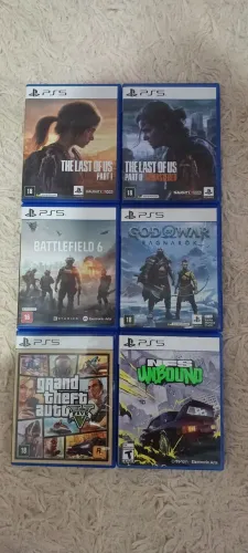 Jogos ps5 valores na descrição