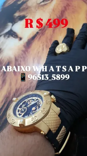 Relógio INVICTA Subaqua Noma III SKELETON Pulseira Preta 