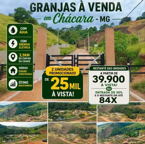 Granjas em Chácara-MG