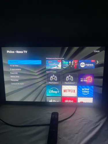 Televisão smart tv roku 32 polegadas