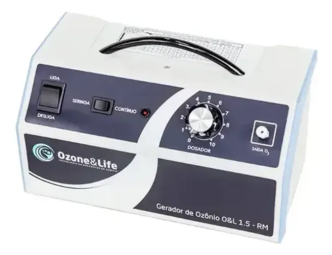 Aparelho de gerador de ozonio pequeno marca ozne&life vem com 01 cilindro de 1l