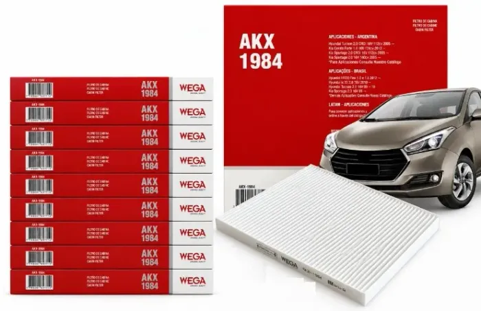 Filtro Cabine Hyundai HB20 Kia Sorento Sportage - Kit C/ 10