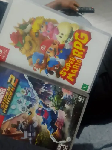 Jogos de Nintendo switch super Mario RPG e lego Marvel