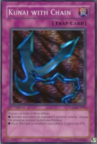Yugioh!!! Kunai with Chain TDGS-EN098 Super Rare 