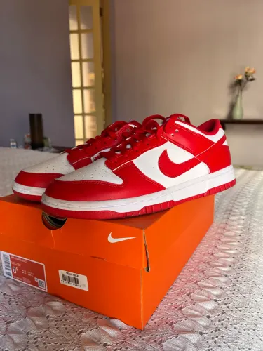 Tênis Nike Dunk Low Retrô Red 